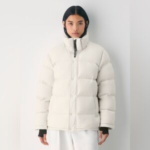 Super Puff Climatte Aritzia XS Pearl